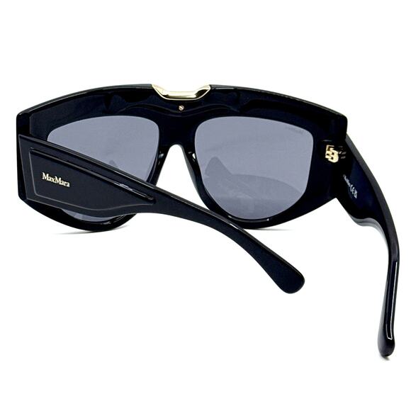 New, MAXMARA Sunglasses Orsola MM0083 01A Authentic - Picture 13 of 14